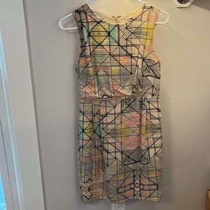 Geometric multi sheath dress XS